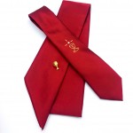 S4 Communion Undated Tie, Sash & Pin Set - Red